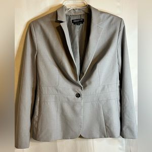 Jones New York Women’s Blazer. Size 16. Light Gray/Silver